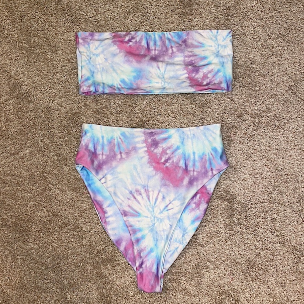 Skatie tie dye swim suit